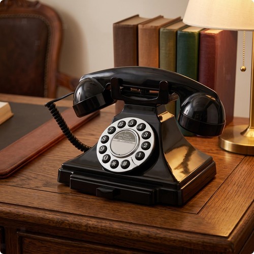 Retro telefon schnurgebunden - retro-telefon,