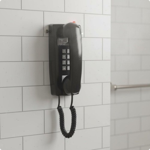 Wandtelefon mit wählscheibe - mit,