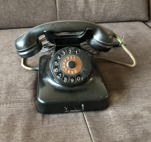 Post wählscheibentelefon - post, w