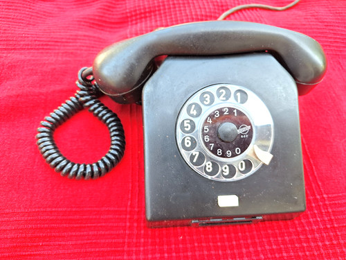 Ddr telefon mit wählscheibe - telefon,