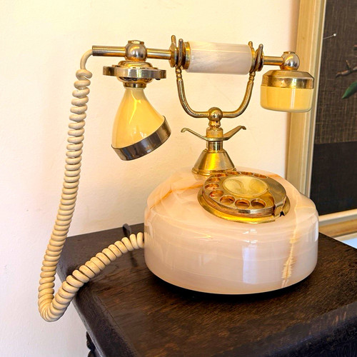 Vintage retro schnurtelefon - vintage/retro,