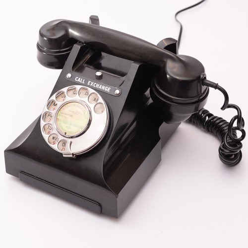 Schwarzes bakelit vintage - bakelit,