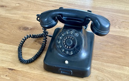 Bakelit telefon mit - bakelit,