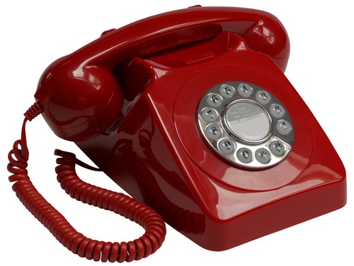 Gpo 746rotaryred retro telefon - gpo,