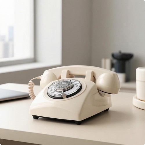 Telefon mit wählscheibe - mit,