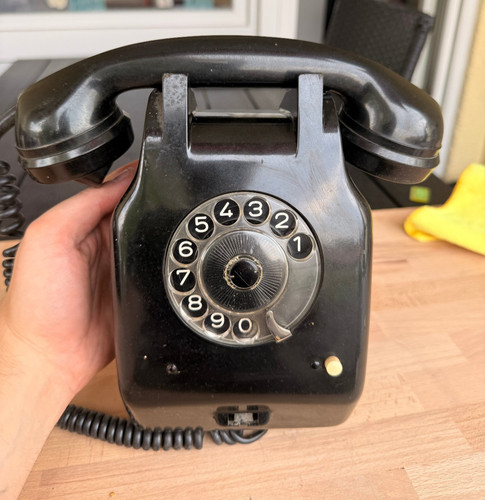 Vintage telefon schrack - vintage,